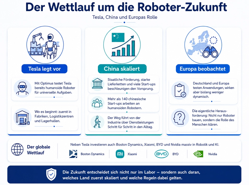 Der Wettlauf um die Zukunft der Robotik